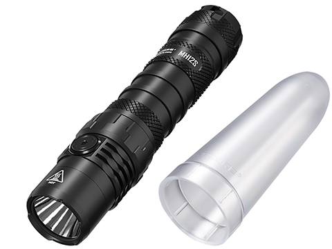 NiteCore MH12S Superior Performance 1800 Lumen Compact Tactical Flashlight (Package: Flashlight and Light Wand Pack)