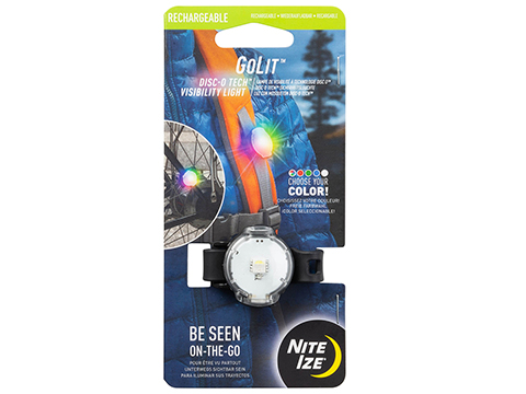 Nite Ize GoLit Rechargeable Visibility Light (Model: Disc-O Tech)