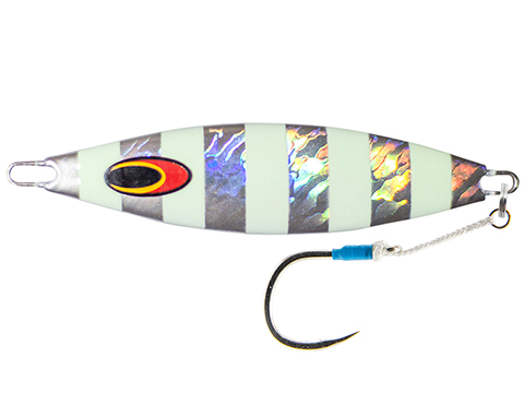 Nomad Design The Buffalo Slow Pitch Fishing Jig (Color: Silver Glow Stripe / 320g)