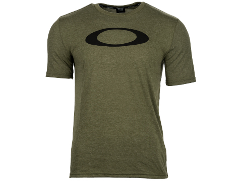 Oakley O-Bolt Ellipse Short Sleeve Logo Tee (Color: Dark Brush - Light Heather / Medium)