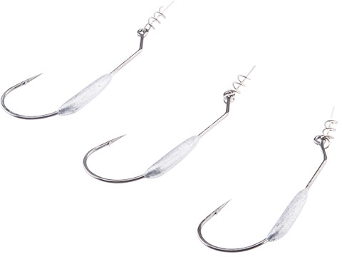 Owner Hooks Weighted Twistlock Light Fishing Hooks (Size: 4/0-3/32oz)