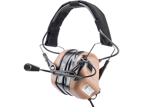 Earmor M32 PLUS Tactical Communications Headset (Color: Coyote Brown)