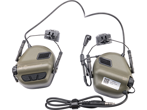 Earmor M32HC MOD3 Tactical Communications Headset w/ M16C ARC FAST MT Helmets Adapters  