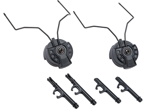 OPSMEN Helmet Rails Adapter Attachment Kit for 3M Peltor Headsets (Type: ARC)