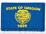Matrix Tactical Embroidered U.S. State Flag Patch (State: Oregon The Beaver State)