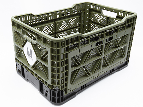 Outstandards Transformer Collapsible Smart Carrying Crate (Color: Olive Green / 48L)