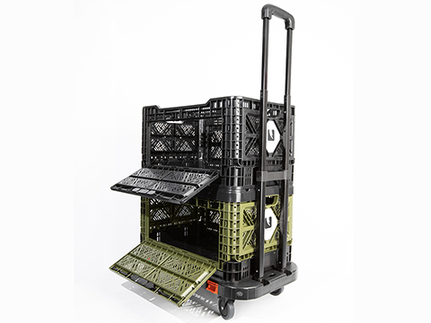 Outstandards Docking Trolley Hand Cart for Transformer Collapsible Smart Carrying Crates (Model: 48L)