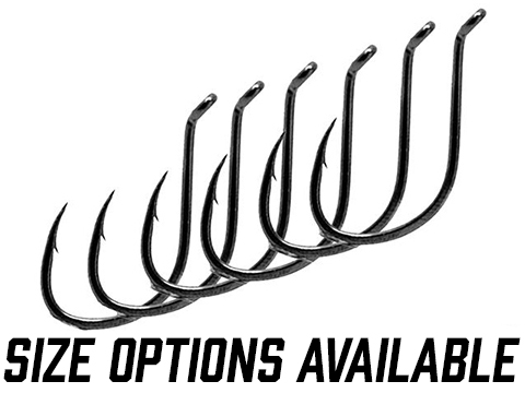 Owner 5111-091 SSW All Purpose Bait Hook with Forged Reversed Bend Shank Cutting Point 