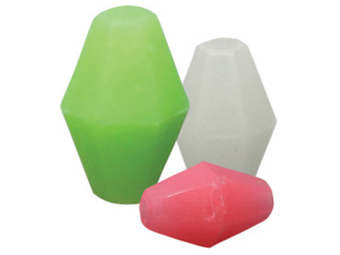 Owner Soft Glow Beads  (Color: Green / Size: 3 / 28 Per Pack)