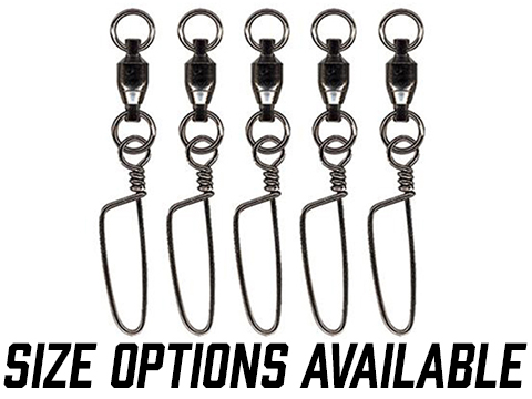 Owner Pro Parts - Stainless Steel w/ Black Chrome 3 Way Swivel (Size: #6 -  49 lb / 6 Pack), MORE, Fishing, Fishing Accessories -  Airsoft  Superstore