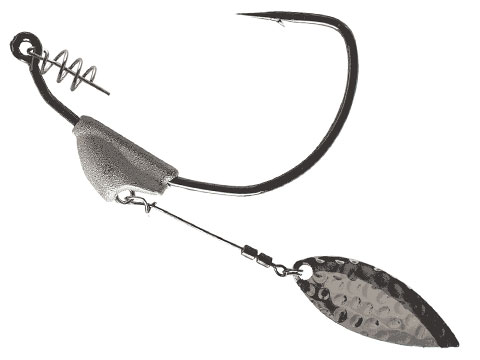 Owner 4100-136 Jungle Flipping Hook Size 3/0, Needle Point, Heavy Wire