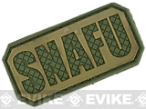 PVC Hook and Loop IFF Patch - SNAFU - OD