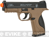 z Smith and Wesson M&P40 Spring Powered Airsoft Pistol with Dark Earth Frame by Softair