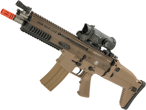 FN Herstal Licensed Full Metal SCAR-L Airsoft AEG Rifle by WE-Tech (Color: Tan / CQB)