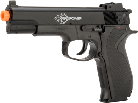 Firepower .45 Spring Powered Airsoft Pistol with Metal Slide by Softair (Package: Pistol)