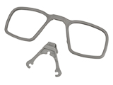 Revision Prescription (Rx) Carrier and Connector System for Revision Ballistic Eyewear