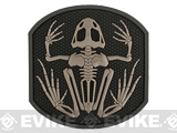 Mil-Spec Monkey Skull Frog PVC Morale Patch (Color: SWAT)