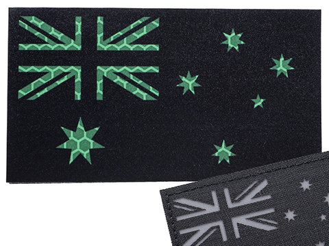 Matrix Reflective Embroidered Australian Flag 