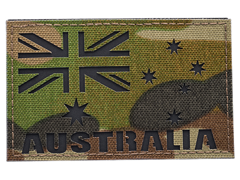 Matrix Reflective Embroidered Auscam Australian Flag