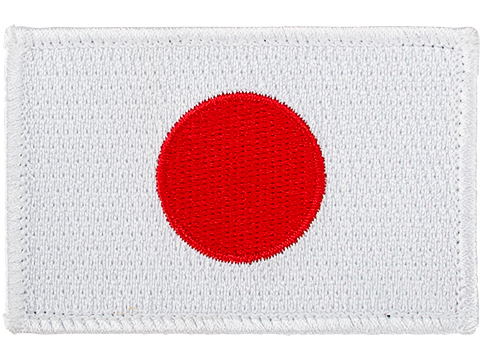 Matrix Country Flag Series Embroidered Morale Patch (Country: Japan)