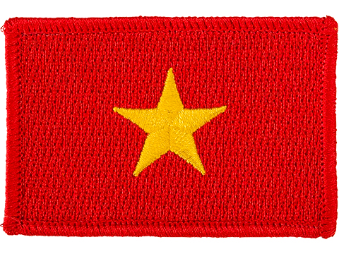 Matrix Country Flag Series Embroidered Morale Patch (Country: Vietnam)