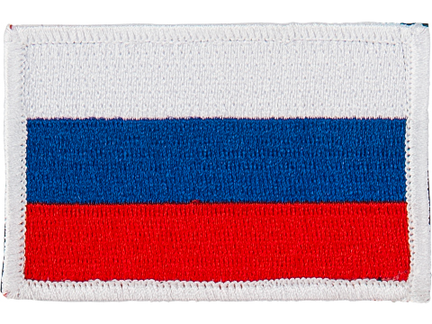 Matrix Country Flag Series Embroidered Morale Patch (Country: Russian Federation)