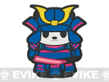 Epik Panda Panda Samurai PVC Rubber Hook and Loop Morale Patch - Light (Blue)