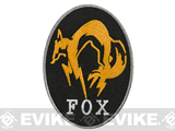 High Quality Embroidered IFF Hook and Loop Patch - FOX