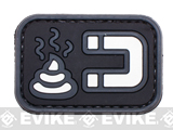 PVC Morale IFF Hook and Loop Patch - Poo Magnet