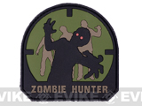 Matrix Zombie Hunter PVC IFF Hook and Loop Patch (Color: Forest)