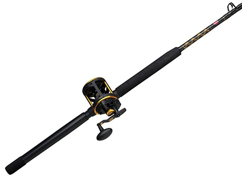 Penn Squall® Lever Drag Combo Fishing Rod & Reel (Model: SQL60LD3080C60RS)