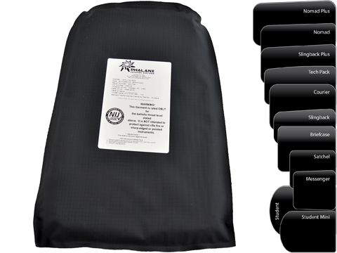 Phalanx Defense Systems Stealth Operator™ Soft Armor Protection Panels / Safety Plate 