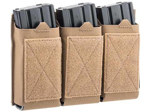 Phantom Gear Front Flap Triple Magazine Morale Pouch (Color: Coyote Brown / Ver. 2)