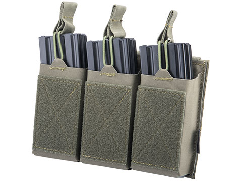 Phantom Gear Front Flap Triple Magazine Morale Pouch (Color: Ranger Green / Ver. 1)