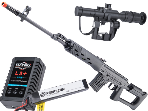 Review Sniper Airsoft AEG SVD Dragunov CM057S Full Metal, da Cyma