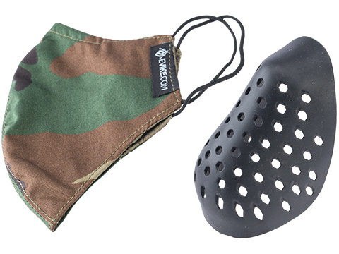 Evike.com Low Profile Lightweight Lower face Mask (Color: Woodland / w/ Faceguard)