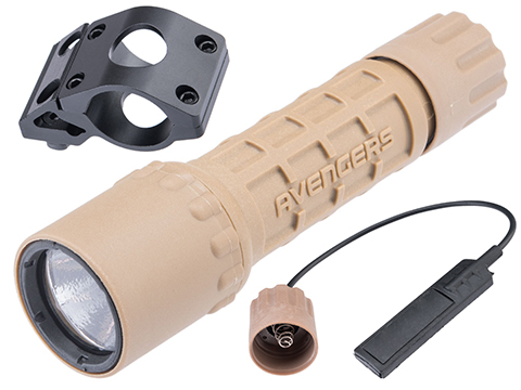 Avengers G2 Xenon Handheld Flashlight (Color: Dark Earth / M-LOK Mount + Pressure Pad)