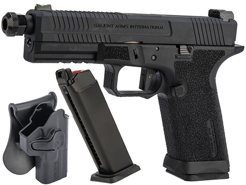 EMG Salient Arms International BLU Airsoft Training Weapon (Model: Blackout / Green Gas / Carry Package)