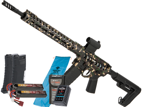 Demolition Ranch UDR-15 AR15 Airsoft AEG Training Rifle by EMG / F-1 Firearms (Model: Standard / eSE / Go Airsoft Package)