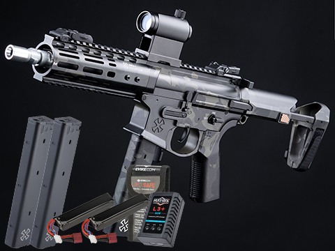 EMG Noveske Space Invader Gen4 Pistol Caliber Carbine Training Weapon (Color: Multicam Black / 8.5 / Go Airsoft Package)