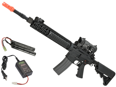 G&G Full Metal GC12 SPR / DMR Airsoft AEG Rifle - Black 