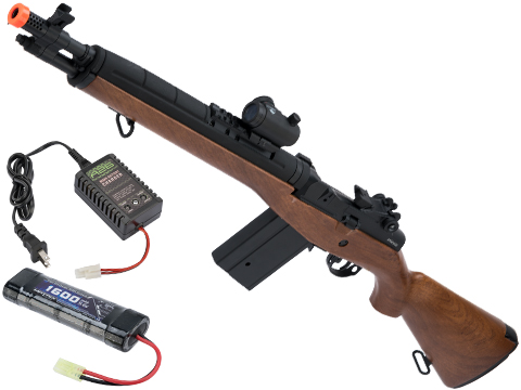 CYMA Sport SOCOM 16 M14 Full Size Airsoft AEG (Package: Imitation Wood / Standard / Add 9.6v Battery + Charger)