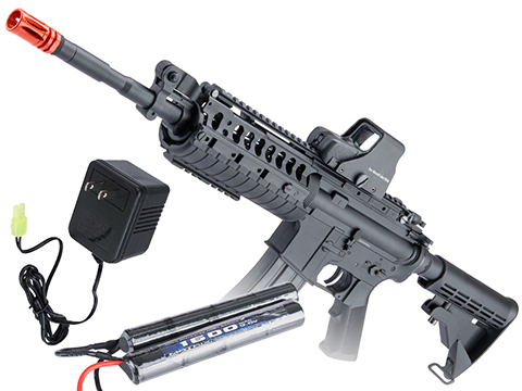 Golden Eagle M4 Tactical-System V.II Full Size Airsoft AEG Rifle (Color: Black - Basic Battery Package)