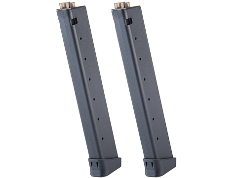 EMG 120+ Round Mid-Cap Magazine for EMG PWS Classic Army G&G ARP-9 PCC X9 Airsoft AEG (Package: Pack of 2)