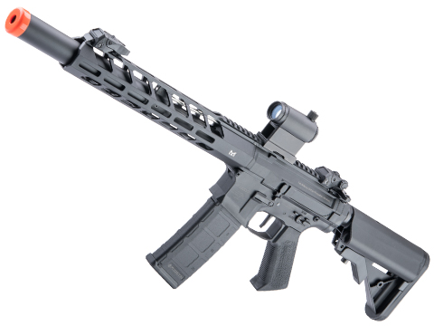 Poseidon Avenger M4-Styled Airsoft AEG Rifle w/ M-LOK Handguard (Model: Black / 12 Rail and Mock Suppressor)