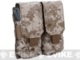 Phantom Gear Modular MOLLE Ready Tactical Double M4 M16 Magazine Pouch (Color: Digital Desert)