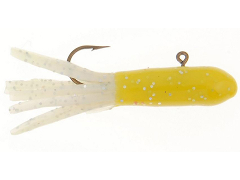 Berkley PowerBait Pre-Rigged Atomic Tubes (Color: Yellow Pearl Silver Fleck  / 1/32 oz), MORE, Fishing, Jigs & Lures -  Airsoft Superstore