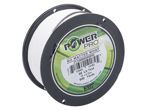 Power Pro Microfilament Braided Fishing Line (Model: 65lbs x 500yds /  White), MORE, Fishing, Lines -  Airsoft Superstore