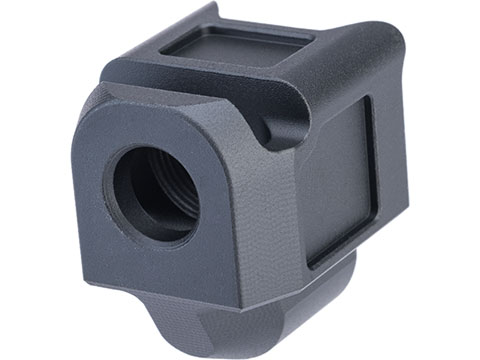 Pro-Arms Pistol Compensator for Elite Force GLOCK Gen 5 Gas Blowback Airsoft Pistols (Model: Type 1 / Black)