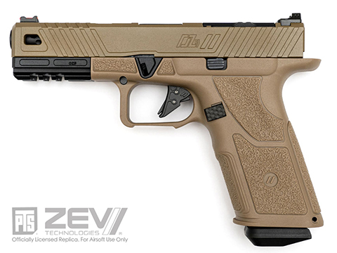 PTS ZEV Technologies Licensed OZ9 Elite Gas Blowback Airsoft Pistol 